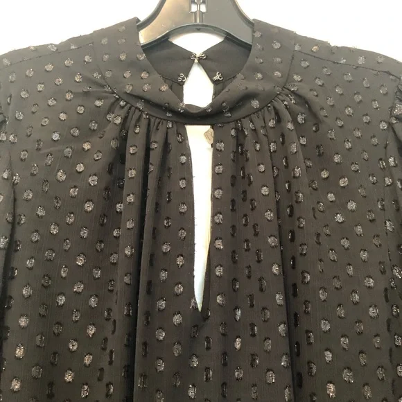 Ramy Brook Sashah Black Metallic Dress size Large - Picture 5 of 12